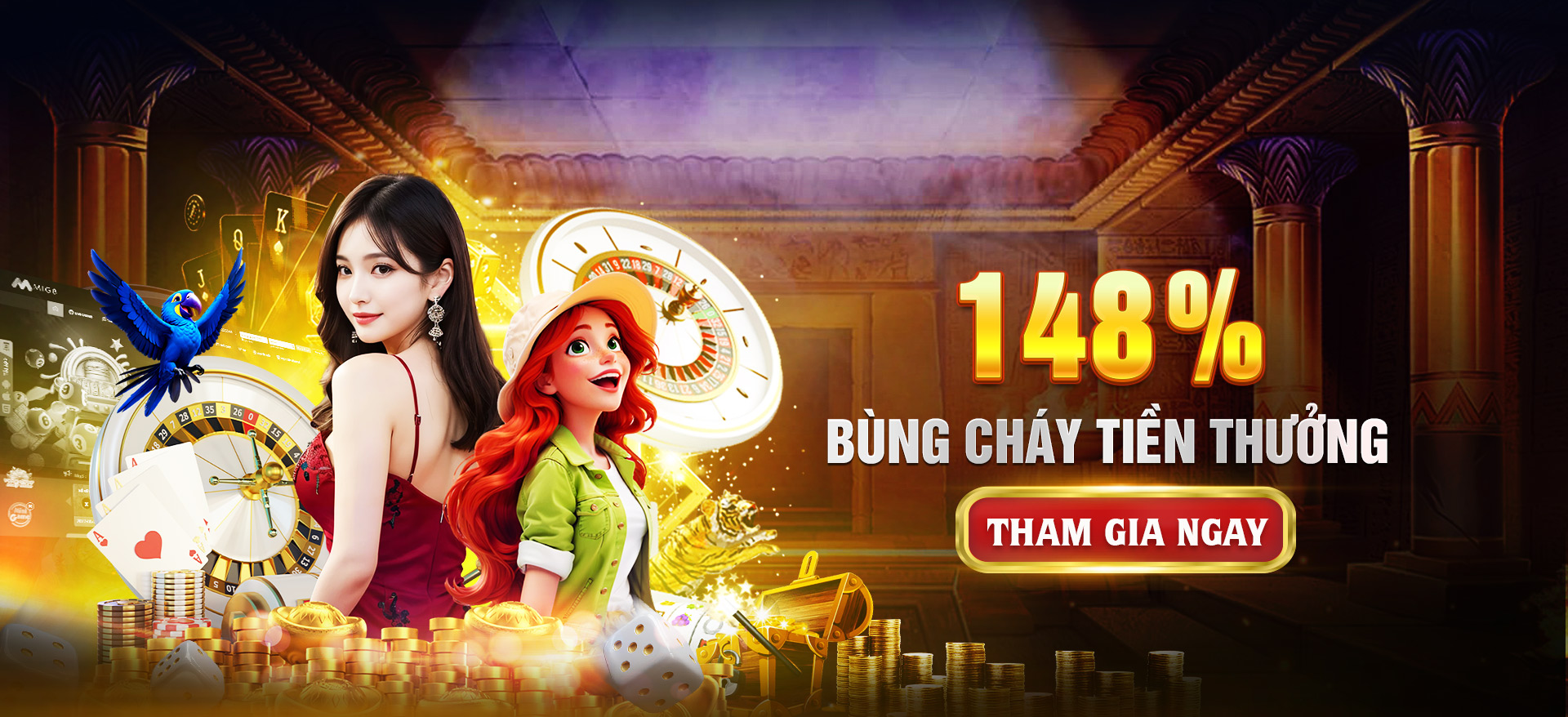 Hình ảnh quảng cáo của win22 hiển thị nền tảng và các lợi ích